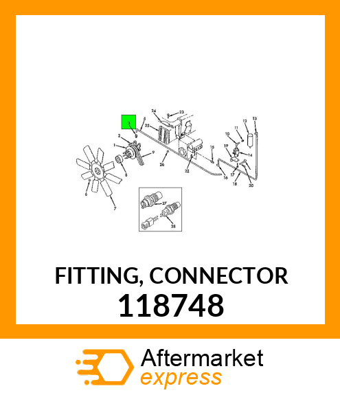 FITTING, CONNECTOR 118748