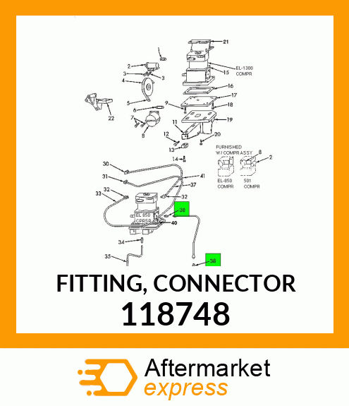 FITTING, CONNECTOR 118748