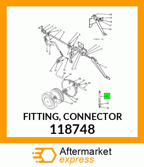 FITTING, CONNECTOR 118748