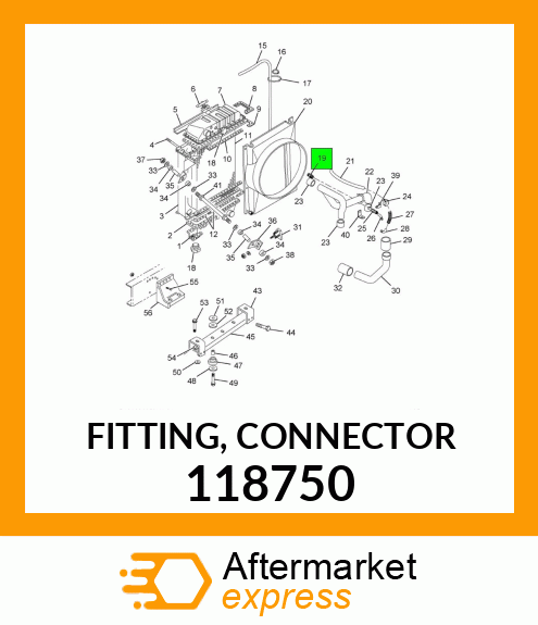 FITTING, CONNECTOR 118750