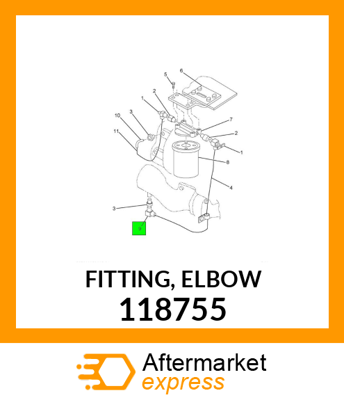 FITTING, ELBOW 118755