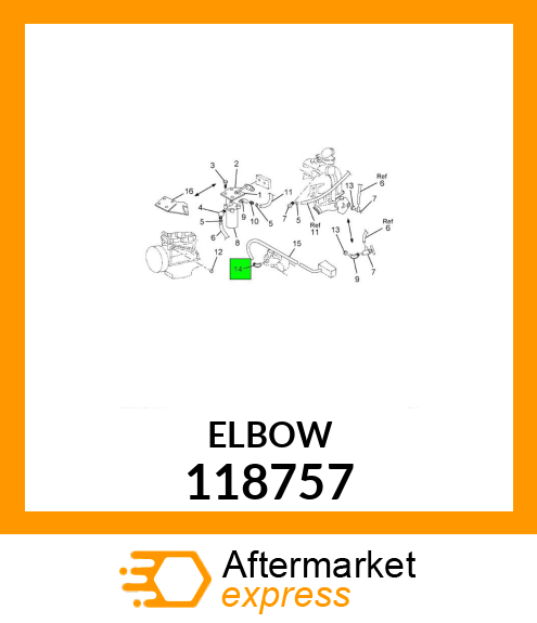 FITTING, ELBOW 118757