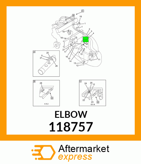 FITTING, ELBOW 118757