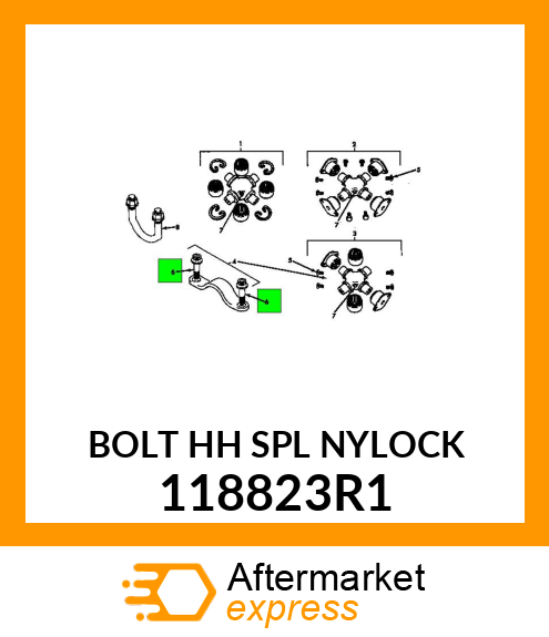 BOLT HH SPL NYLOCK 118823R1