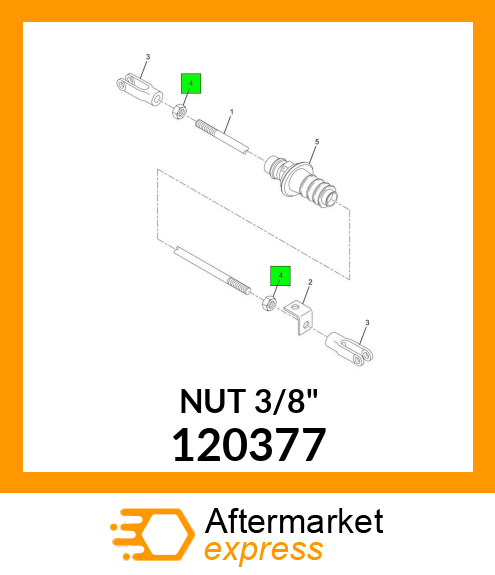 NUT 3/8" 120377