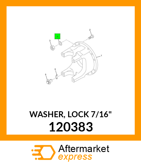 WASHER, LOCK 7/16" 120383