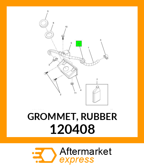 GROMMET, RUBBER 120408