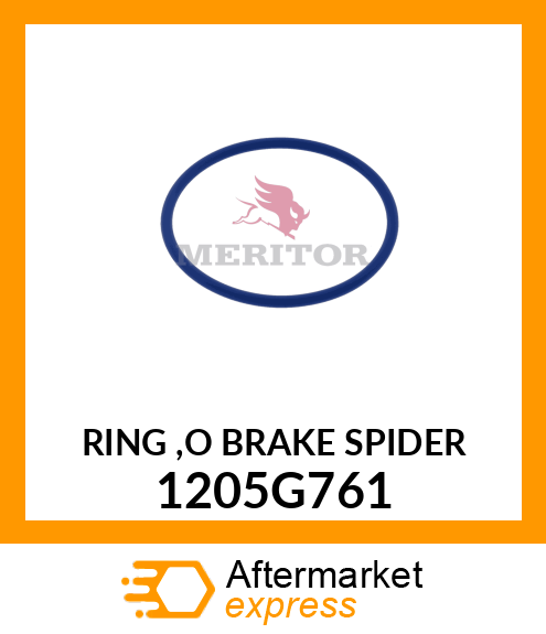 RING ,O BRAKE SPIDER 1205G761