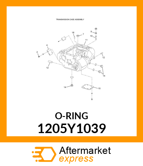 O-RING 1205Y1039