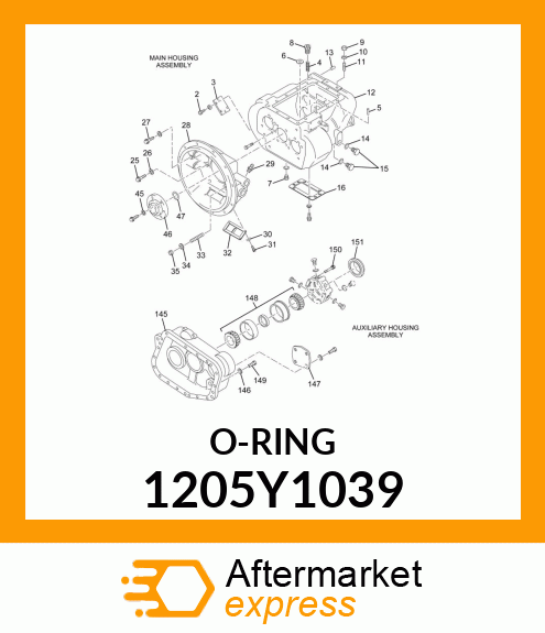 O-RING 1205Y1039