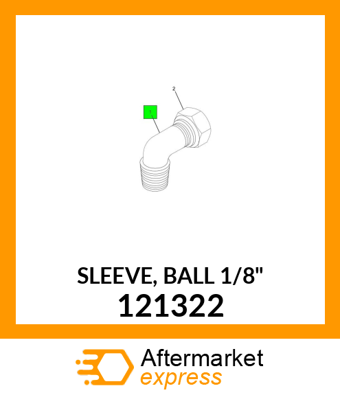 SLEEVE, BALL 1/8" 121322
