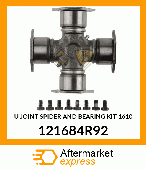 U JOINT SPIDER AND BEARING KIT 1610 121684R92