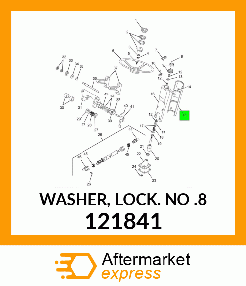 WASHER, LOCK NO .8 121841