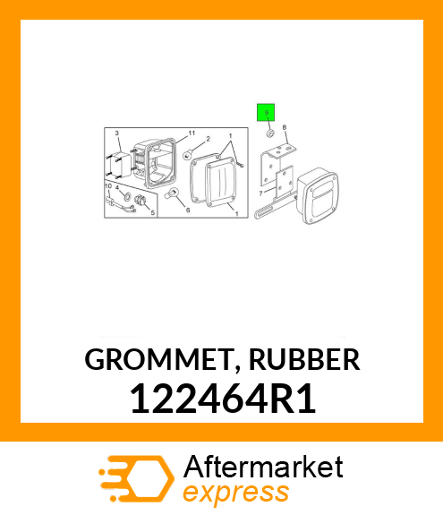 GROMMET, RUBBER 122464R1