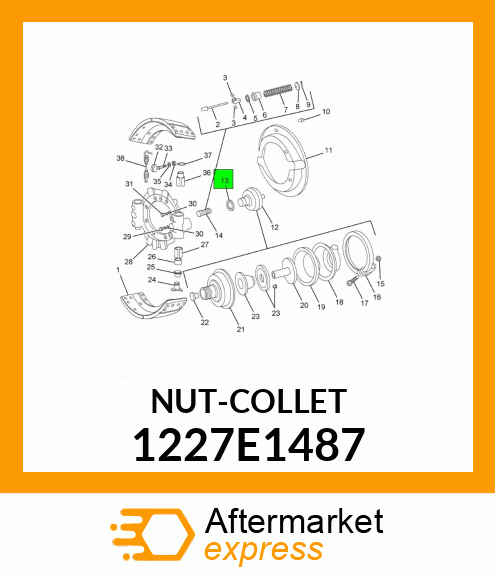 NUT-COLLET 1227E1487