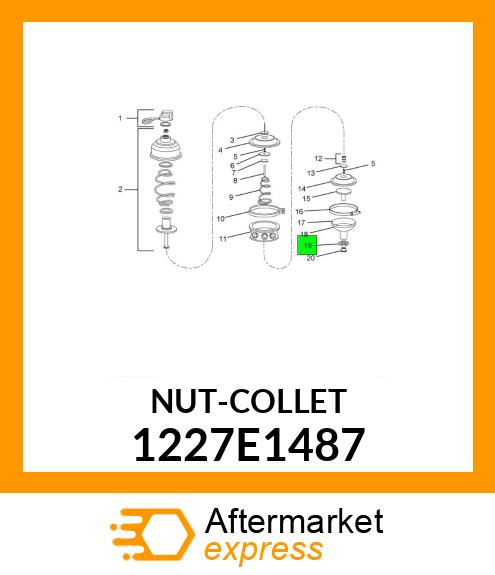 NUT-COLLET 1227E1487