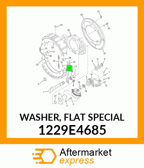 WASHER, FLAT SPECIAL 1229E4685