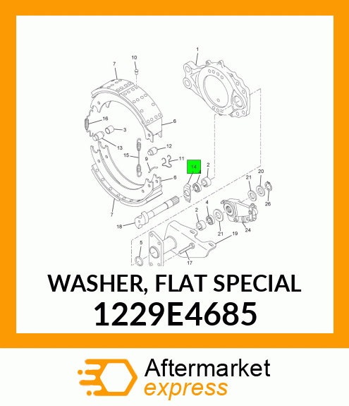 WASHER, FLAT SPECIAL 1229E4685