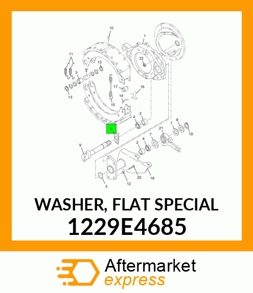 WASHER, FLAT SPECIAL 1229E4685