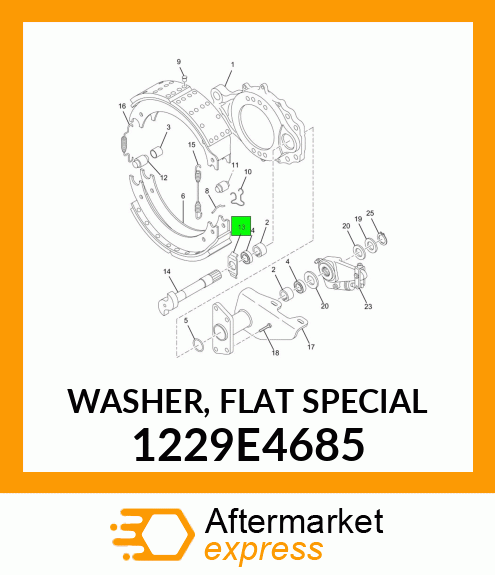 WASHER, FLAT SPECIAL 1229E4685