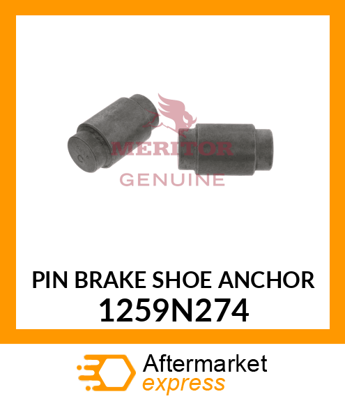 PIN BRAKE SHOE ANCHOR 1259N274