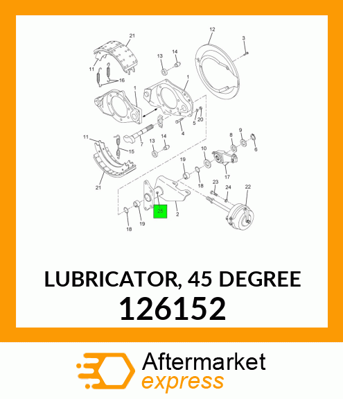 LUBRICATOR, 45 DEGREE 126152