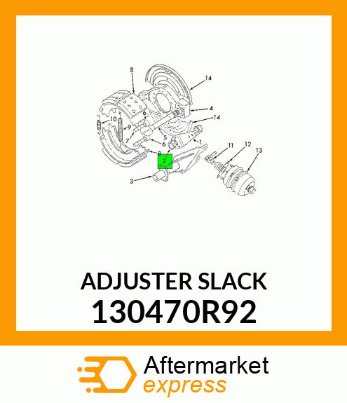 ADJUSTER SLACK 130470R92