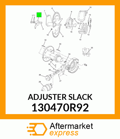 ADJUSTER SLACK 130470R92