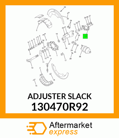 ADJUSTER SLACK 130470R92