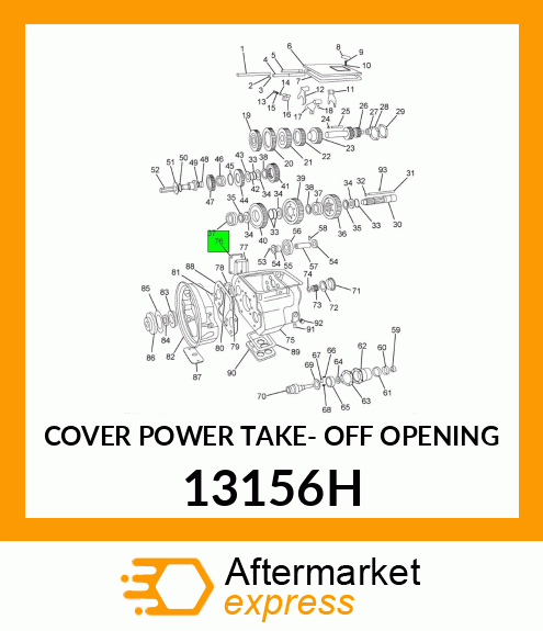 COVER POWER TAKE- OFF OPENING 13156H