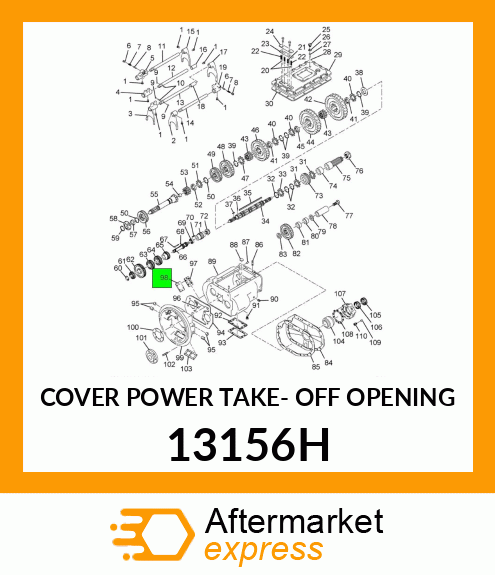 COVER POWER TAKE- OFF OPENING 13156H