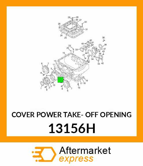 COVER POWER TAKE- OFF OPENING 13156H