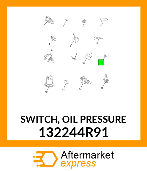 SWITCH, OIL PRESSURE 132244R91