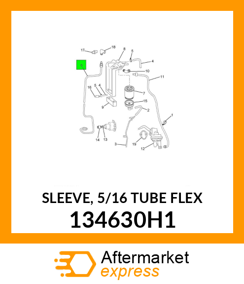 SLEEVE, 5/16 TUBE FLEX 134630H1