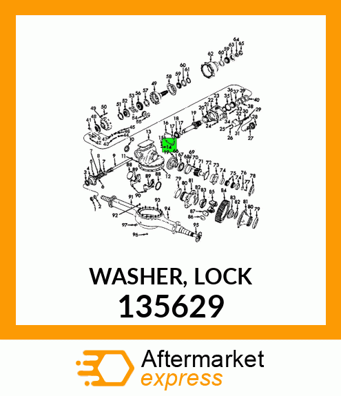 WASHER, LOCK 135629