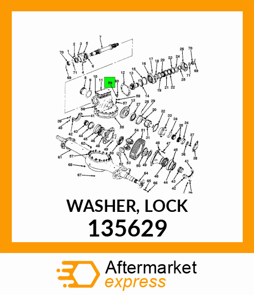 WASHER, LOCK 135629