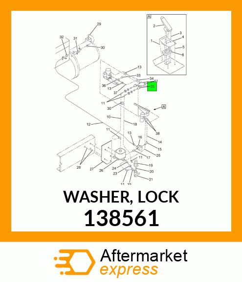WASHER, LOCK 138561