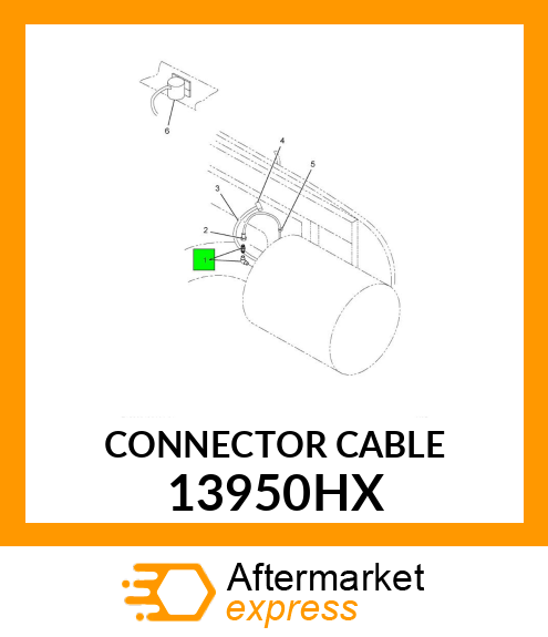 Spare part 13950HX + CONNECTOR CABLE