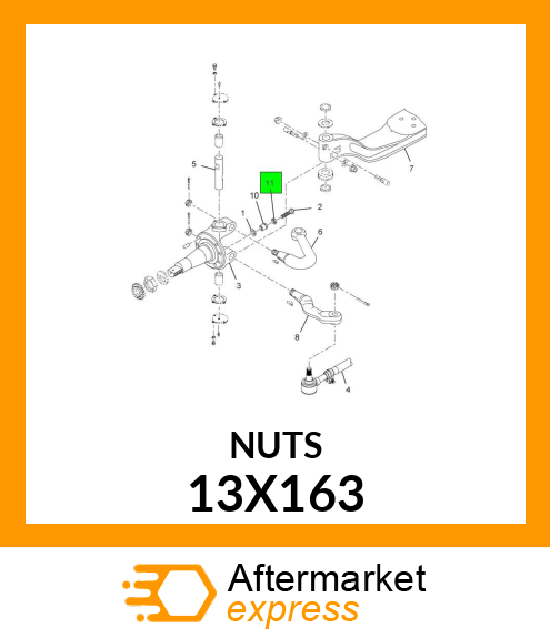 NUTS 13X163