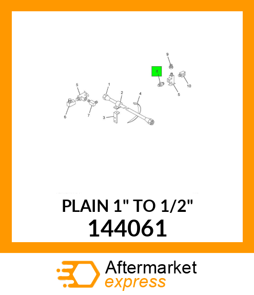 PLAIN 1" TO 1/2" 144061