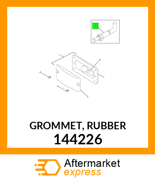 GROMMET, RUBBER 144226