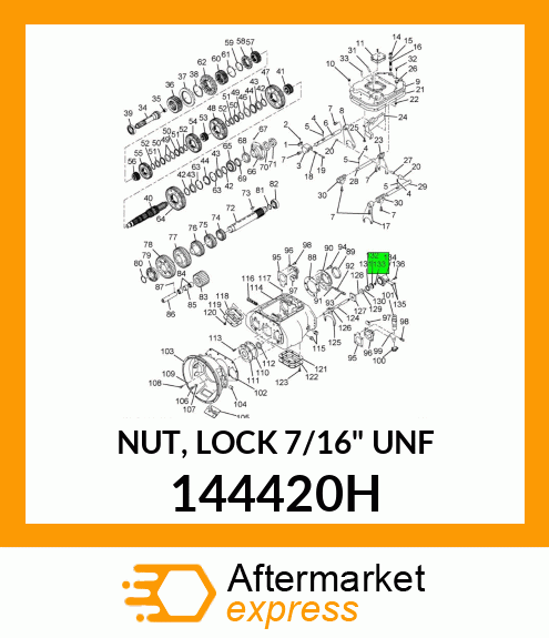 NUT, LOCK 7/16" UNF 144420H