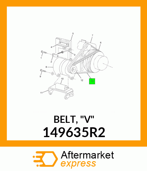 BELT, "V" 149635R2