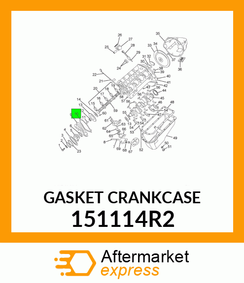 GASKET CRANKCASE 151114R2