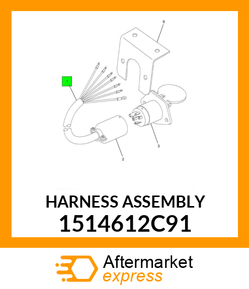 HARNESS ASSEMBLY 1514612C91