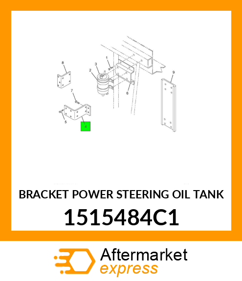 BRACKET POWER STEERING OIL TANK 1515484C1