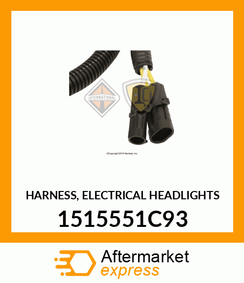 HARNESS, ELECTRICAL HEADLIGHTS 1515551C93