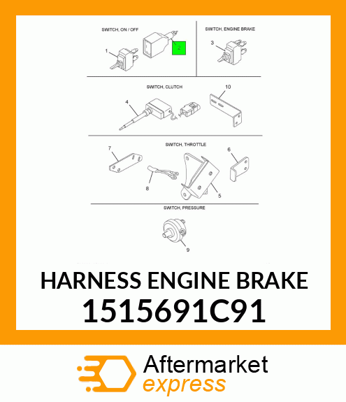 HARNESS ENGINE BRAKE 1515691C91