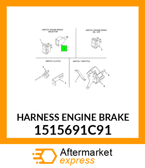 HARNESS ENGINE BRAKE 1515691C91