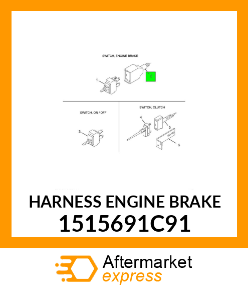 HARNESS ENGINE BRAKE 1515691C91